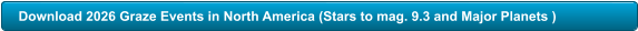 Download 2026 Graze Events in North America (Stars to mag. 9.3 and Major Planets )